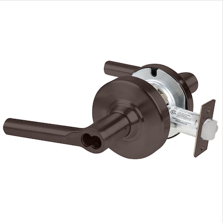 Schlage Grade 1 Storeroom Lock, Broadway Lever, SFIC Prep Less Core, Oil Rubbed Bronze Finish, Non-Handed ND80BD BRW 613